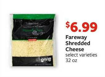 Fareway Fareway Shredded Cheese offer