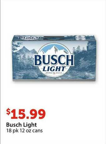 Fareway Busch Light offer
