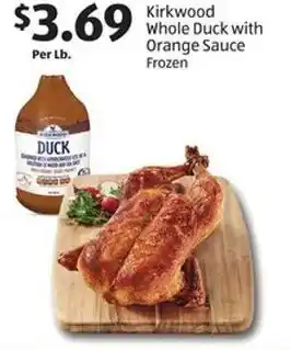 Aldi Kirkwood Whole Duck with Orange Sauce offer