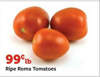 Fareway Ripe Roma Tomatoes offer