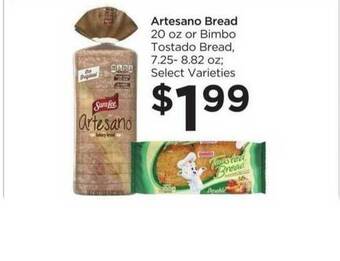 Food 4 Less Artesano Bread offer