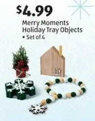Aldi Merry Moments Holiday Tray Objects offer