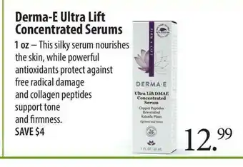 Market of Choice Derma-e Ultra Lift Concentrated Serums offer