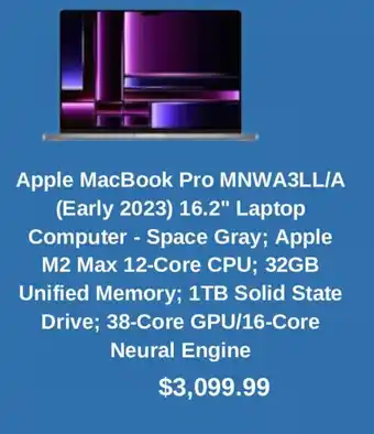 Apple MacBook Pro MNWA3LL/A