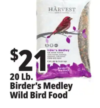 Ocean State Job Lot Harvest birder's medley wild bird food, 20 lbs offer