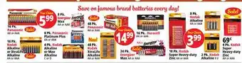 Ocean State Job Lot Batteries offer