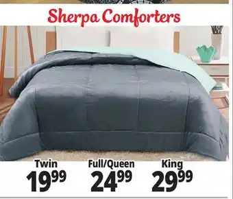 Ocean State Job Lot Sherpa comforters offer