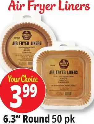 Ocean State Job Lot Air fryer liners offer