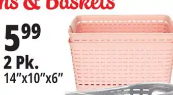 Ocean State Job Lot Storage bins & baskets offer