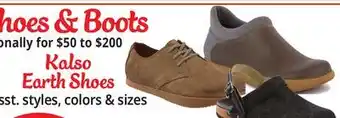 Ocean State Job Lot Kalso earth shoes offer