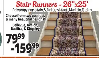 Ocean State Job Lot Stair runners offer