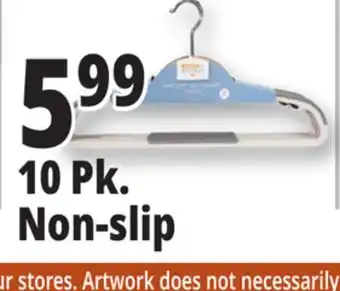 Ocean State Job Lot 10 pk. non-slip hanger offer