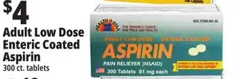 Ocean State Job Lot Adult low dose enteric coated aspirin offer
