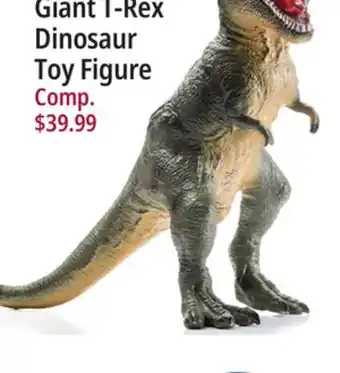 Ocean State Job Lot Prextex 21 giant t-rex dinosaur toy figure offer