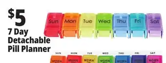 Ocean State Job Lot 7 day detachable pill planner offer
