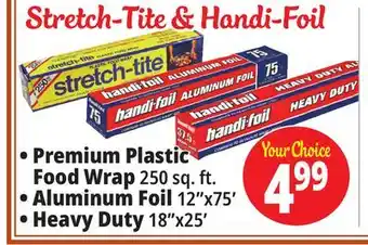 Ocean State Job Lot Stretch-tite & handi foil offer