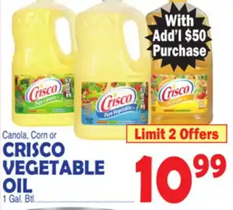 Bravo Supermarkets Crisco vegetable oil offer