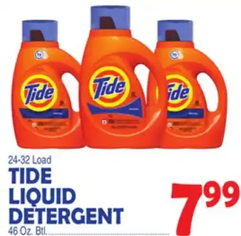 Bravo Supermarkets Tide liquid detergent offer