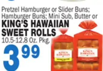 Bravo Supermarkets King's hawaiian sweet rolls offer