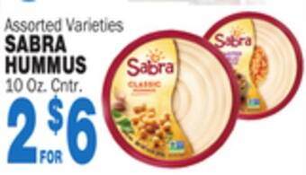 Bravo Supermarkets Sabra hummus offer