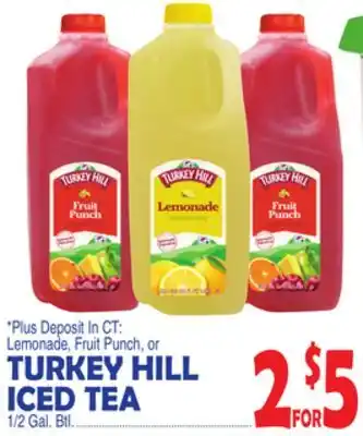 Bravo Supermarkets Turkey hill iced tea offer