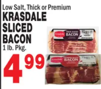 Bravo Supermarkets Krasdale sliced bacon offer