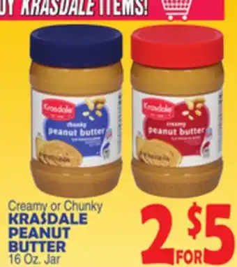 Bravo Supermarkets Krasdale peanut butter offer