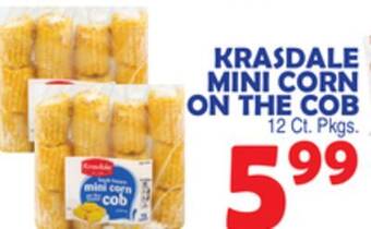 Bravo Supermarkets Krasdale mini corn on the cob offer