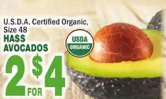 Bravo Supermarkets Hass avocados offer