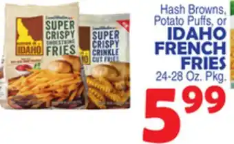 Bravo Supermarkets Idaho french fries offer