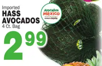 Bravo Supermarkets Hass avocados offer