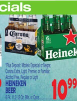 Bravo Supermarkets Heineken beer offer