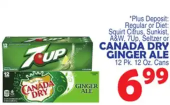 Bravo Supermarkets Canada dry ginger ale offer