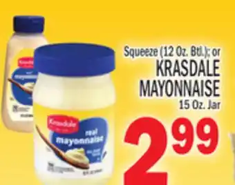 C Town Krasdale mayonnaise 15 oz. jar offer