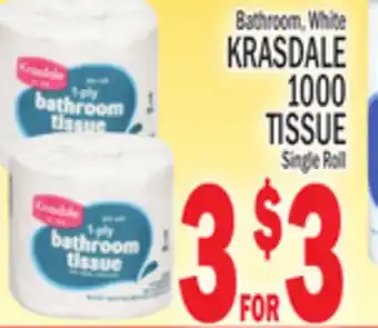 C Town Krasdale 1000 tissue offer