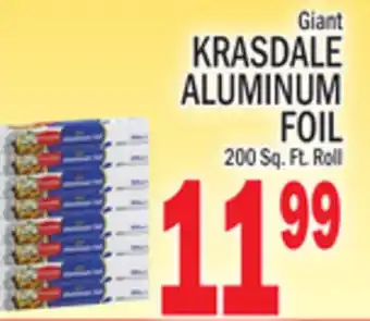 C Town Krasdale aluminum foil offer