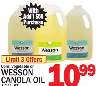 C Town Wesson canola oil offer