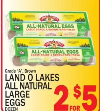 C Town Land o lakes all natural large eggs offer