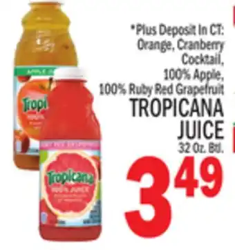 C Town Tropicana juice offer
