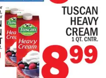 C Town Tuscan heavy cream offer