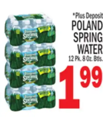 C Town Poland spring water offer