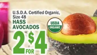 C Town Hass avocados offer