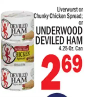 C Town Underwood deviled ham offer