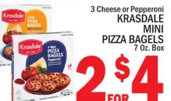 C Town Krasdale mini pizza bagels offer