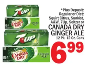 C Town Canada dry ginger ale offer