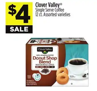 Dollar General Clover valley single serve coffee offer