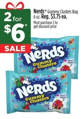 Dollar General Nerds gummy clusters bag offer