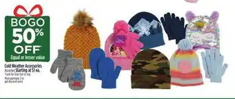 Dollar General Cold weather accessories offer