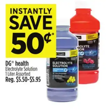 Dollar General Dg health electrolyte solution offer
