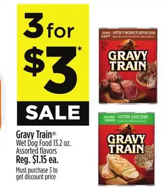 Dollar General Gravy train wet dog food offer
